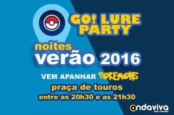 Pokemon Go! Lure Party amanhã junto à Praça de Touros